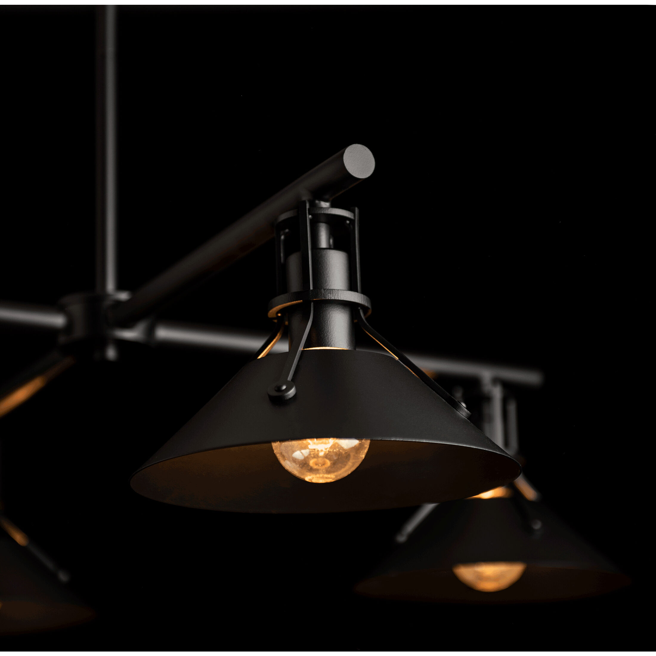 Henry 4 Light 36 inch Coastal Black Outdoor Pendant