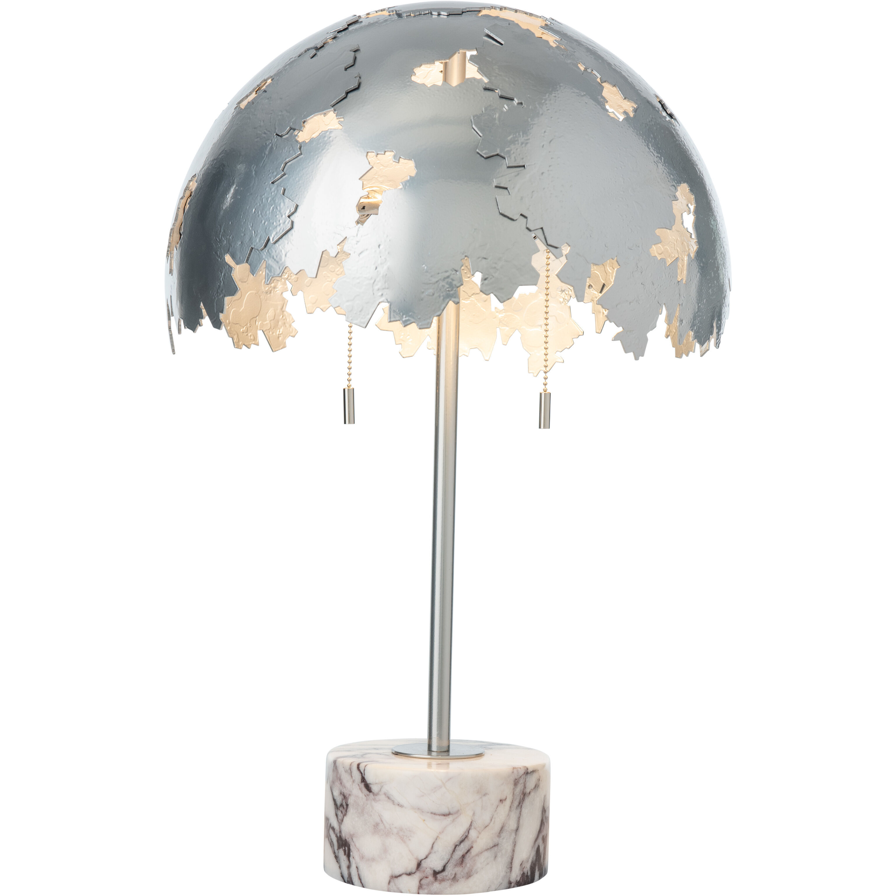 Pangea 23.1 inch 60.00 watt Ink Table Lamp Portable Light in Black Marble, Dome