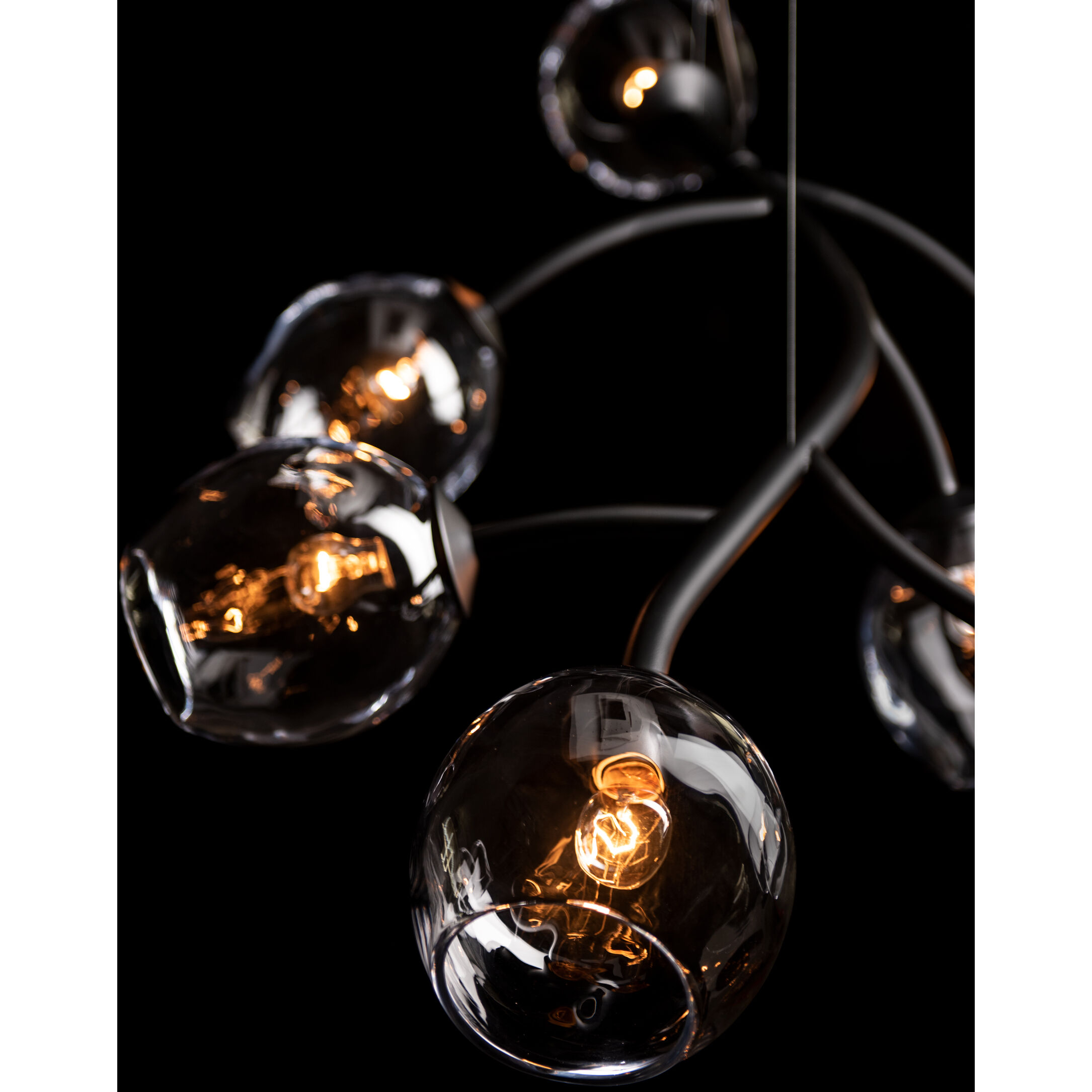 Vine 7 Light 49.3 inch Black Pendant Ceiling Light