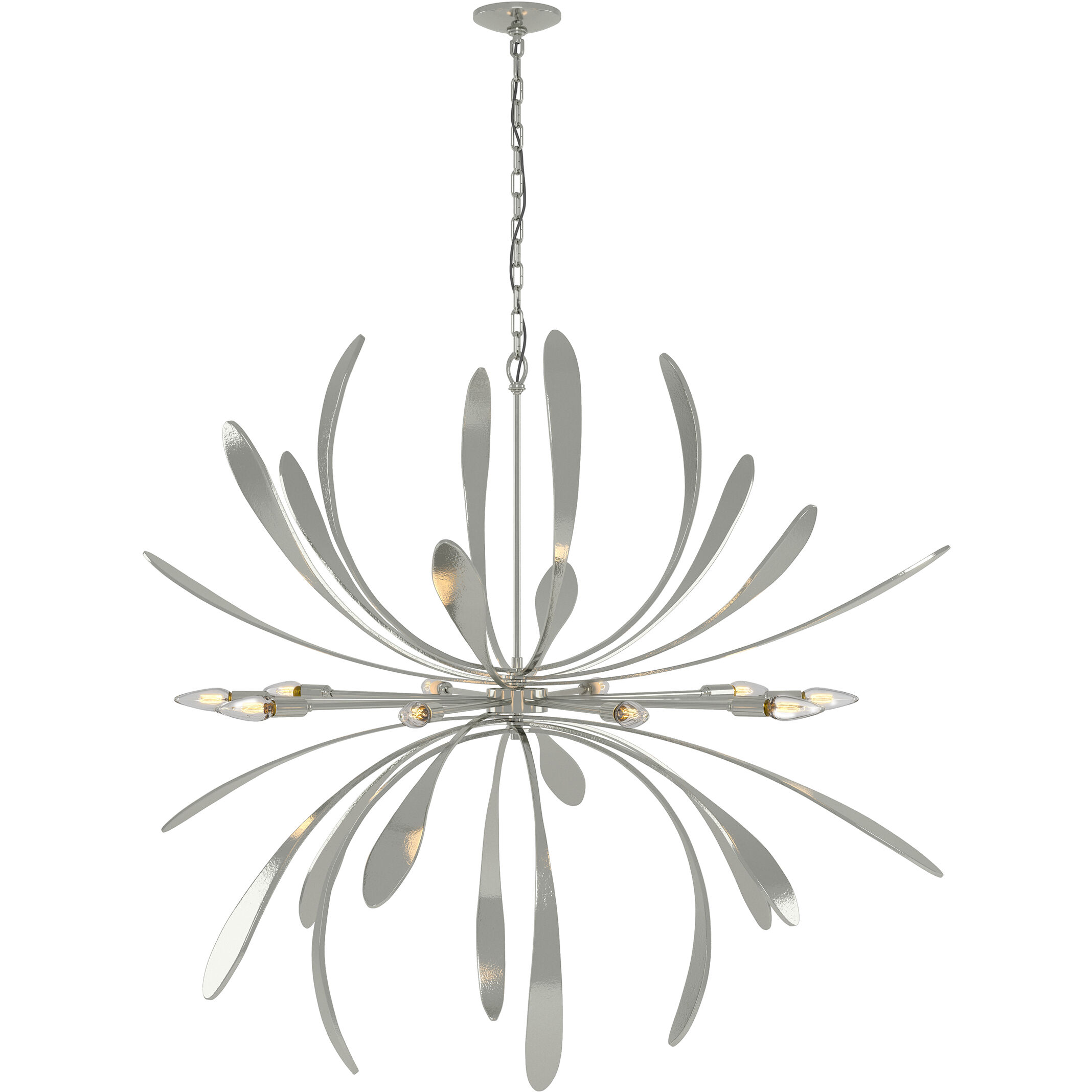 Dahlia 10 Light 48.9 inch Sterling Chandelier Ceiling Light, Large