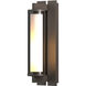 Fuse 1 Light 17 inch Coastal Dark Smoke Outdoor Sconce