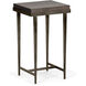 Wick 27 X 16 inch Oil Rubbed Bronze Side Table in Maple Espresso