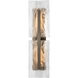 Arc 2 Light 37.6 inch Coastal White Outdoor Wall Sconce