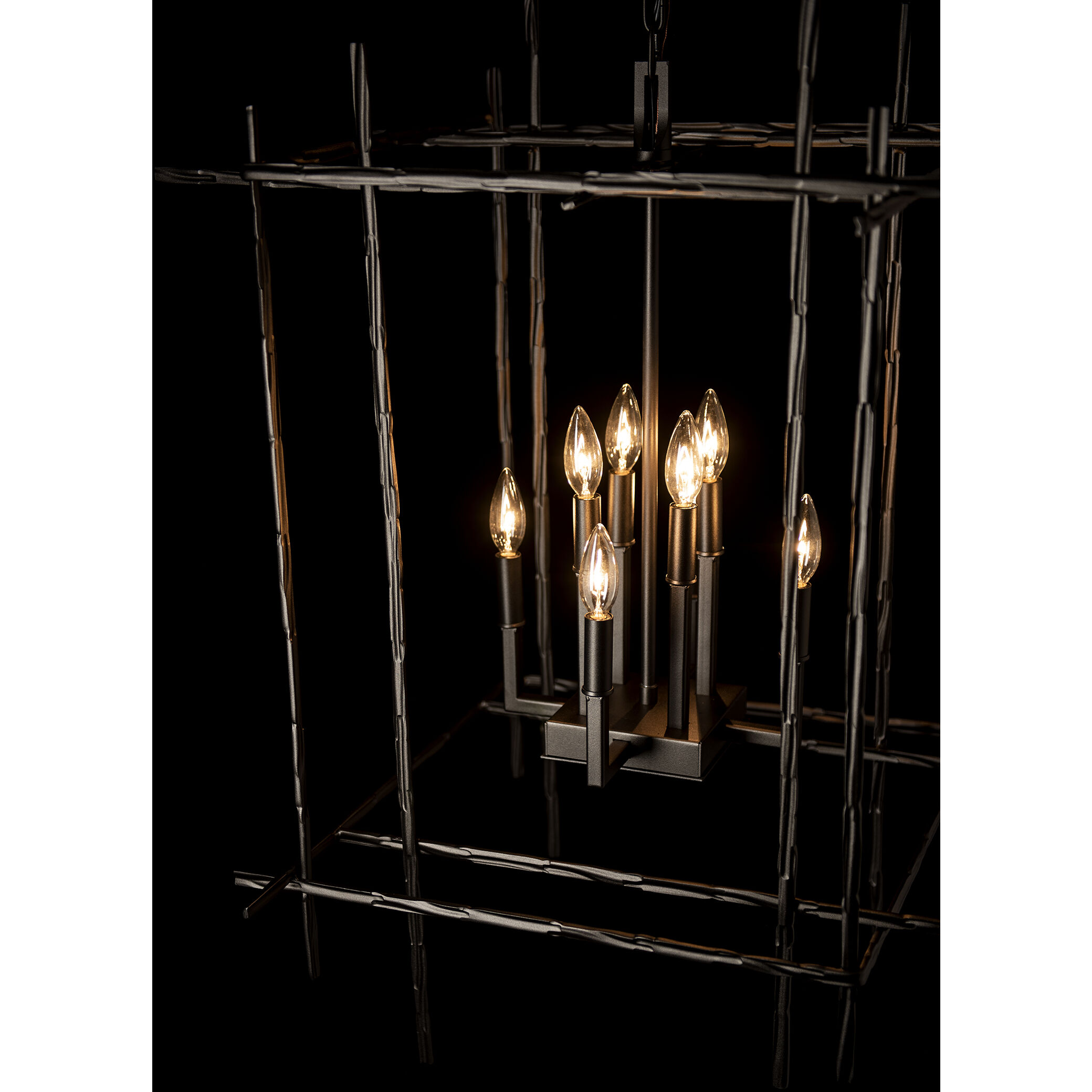 Tura 8 Light 28 inch Oil Rubbed Bronze Chandelier Ceiling Light, Large