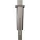 Linea 2 Light 31.3 inch Coastal Burnished Steel Outdoor Wall Sconce