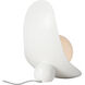 Yoki 11.3 inch 60 watt White Table Lamp Portable Light