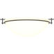 Moonband 3 Light 15.9 inch Oil Rubbed Bronze Semi-Flush Ceiling Light in Opal, Large
