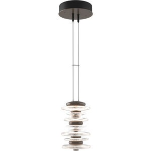 Cairn LED 6 inch Bronze Mini Pendant Ceiling Light, Large