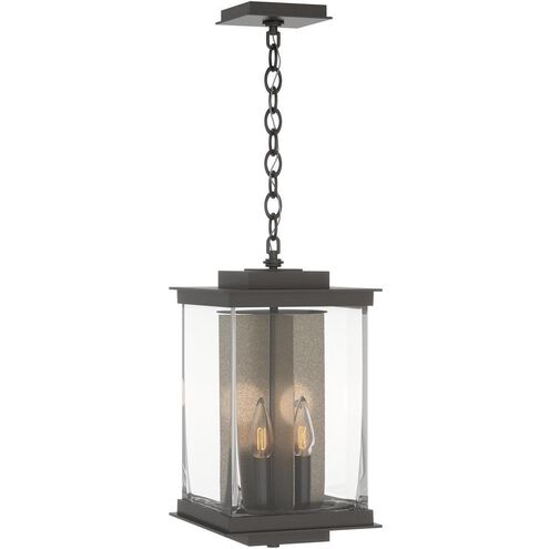 Kingston 4 Light 9.6 inch Coastal Oil Rubbed Bronze and Trans Soft Gold Outdoor Lantern in Coastal Oil Rubbed Bronze/Translucent Soft Gold, Large