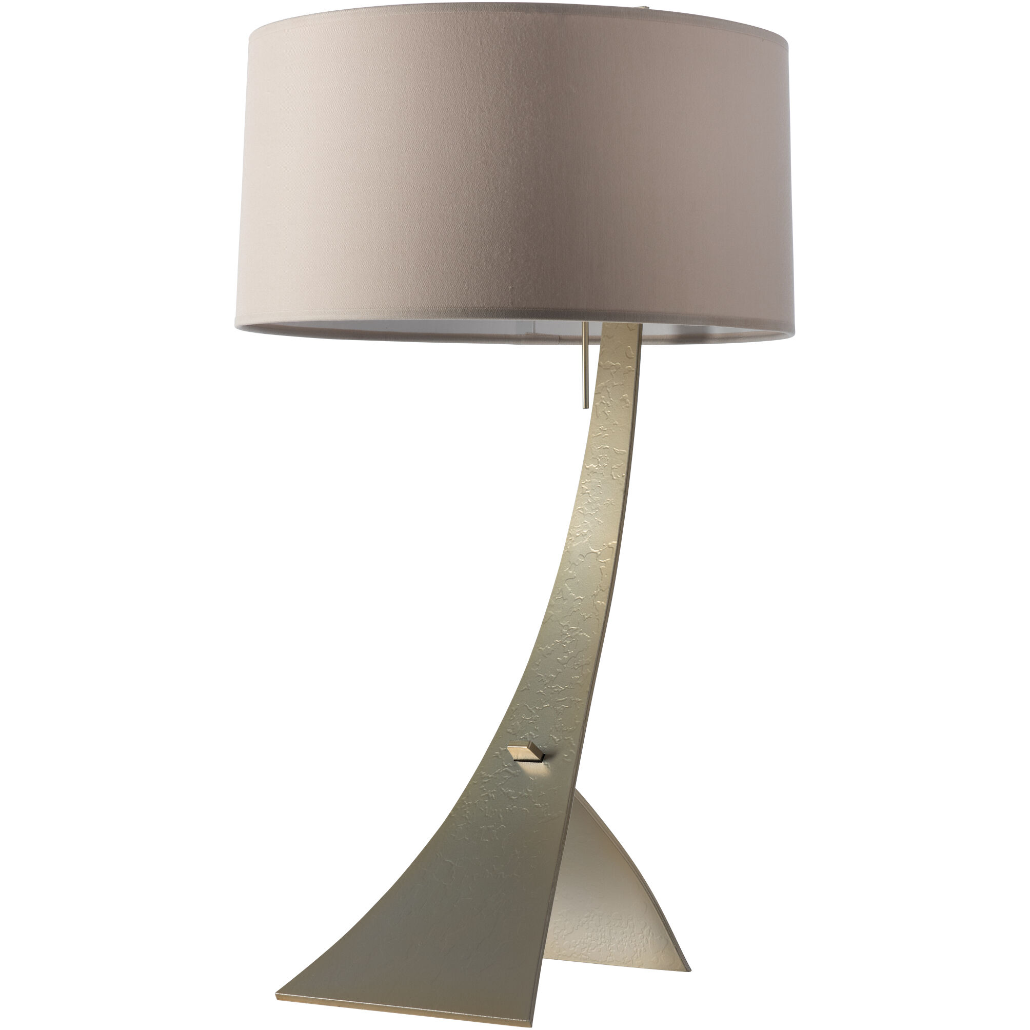 Stasis 28.3 inch 150 watt Modern Brass Table Lamp Portable Light in Flax