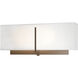 Exos 2 Light 16.5 inch White ADA Sconce Wall Light in Natural Anna