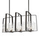 Arc 8 Light 43 inch Oil Rubbed Bronze Linear Pendant Ceiling Light