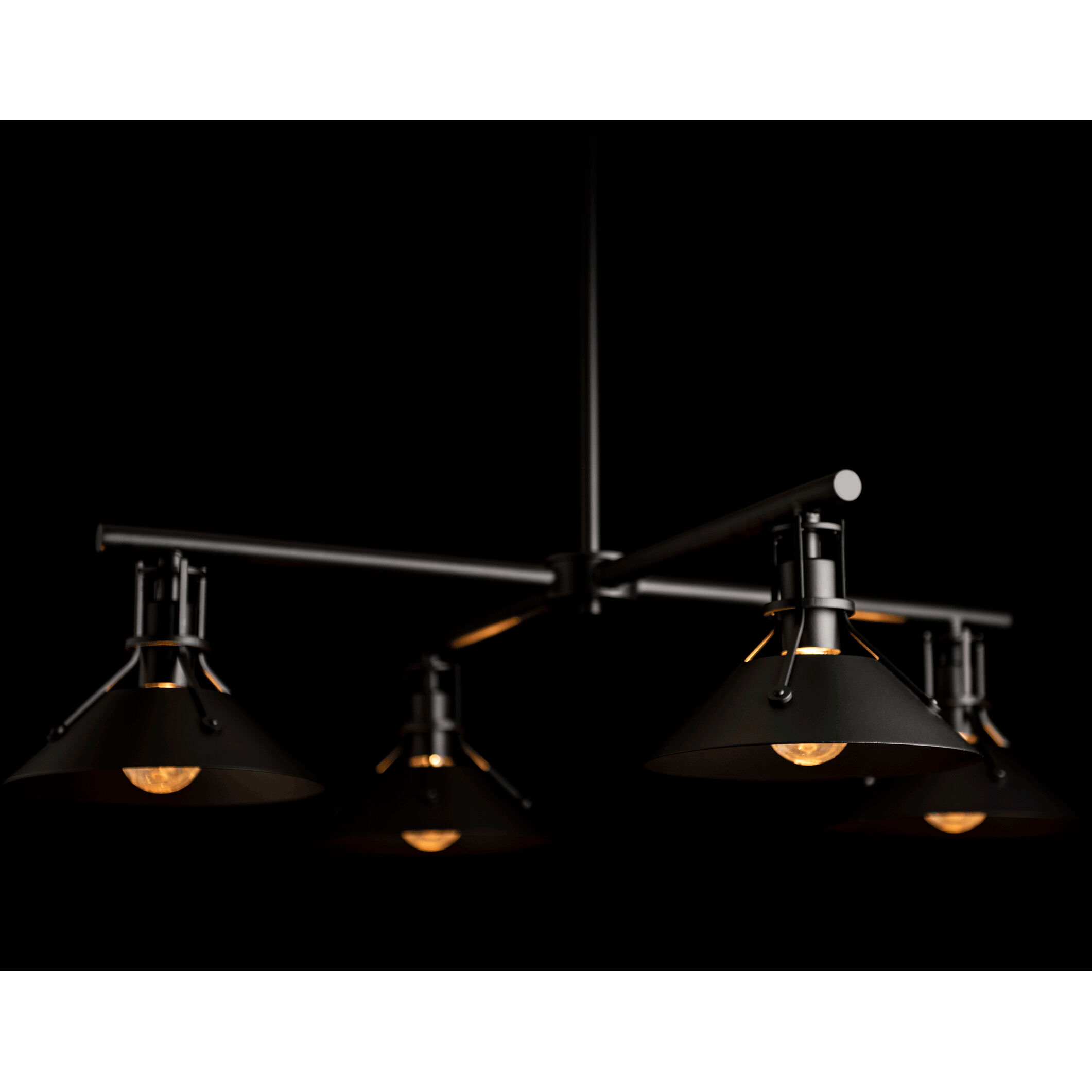 Henry 4 Light 36 inch Coastal Black Outdoor Pendant