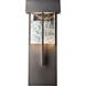 Shard LED 20.9 inch Coastal Dark Smoke Outdoor Sconce, XL - Open Box