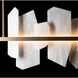 Volterra Linear Pendant Ceiling Light in Soft Gold