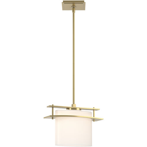Arc Ellipse 1 Light 12.9 inch Modern Brass Mini Pendant Ceiling Light, Large