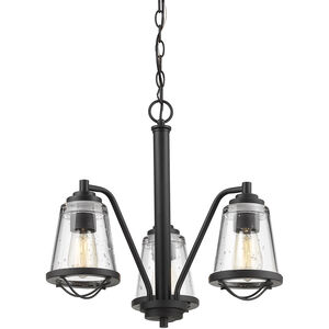 Mariner 3 Light 19.63 inch Bronze Chandelier Ceiling Light
