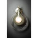 Art & Alchemy Veneto 1 Light 12 inch Sterling Sconce Wall Light