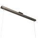 Art + Alchemy Coral LED 9 inch Dark Smoke with Sterling Pendant Ceiling Light in Dark Smoke/Sterling