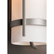 Banded 1 Light 15.8 inch Coastal Burnished Steel Outdoor Sconce