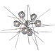 Griffin 6 Light 39.2 inch Sterling Pendant Ceiling Light in Cool Grey