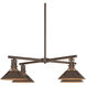 Henry 4 Light 36 inch Coastal Bronze Outdoor Pendant