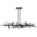 Brindille 8 Light 54.8 inch Dark Smoke Linear Pendant Ceiling Light