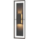Shadow Box 2 Light 34 inch Oil Rubbed Bronze Outdoor Sconce, Tall
