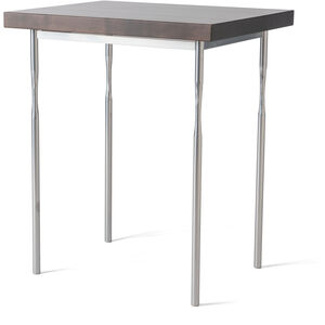 Senza 26.1 X 22 inch Dark Smoke Side Table in Maple Espresso, Wood Top