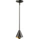 Mobius 1 Light 5 inch Dark Smoke Mini Pendant Ceiling Light