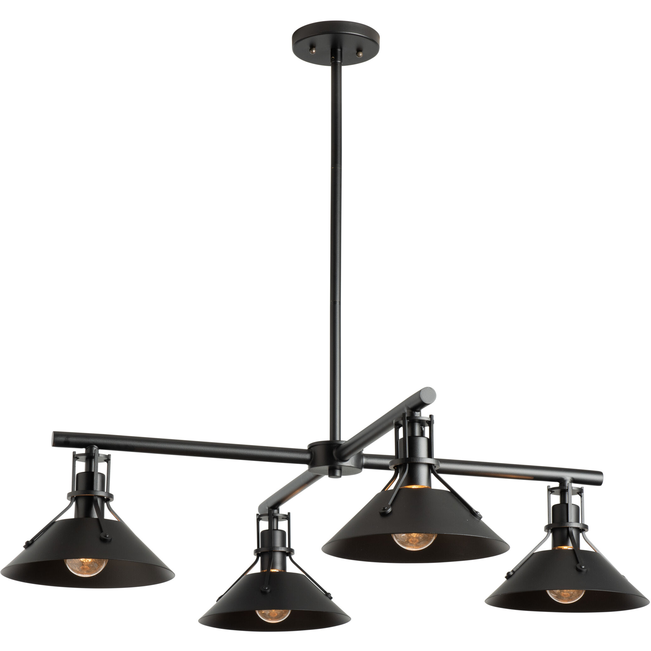 Henry 4 Light 36 inch Coastal Black Outdoor Pendant