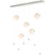 Abacus LED 41 inch Sterling Pendant Ceiling Light in Opal