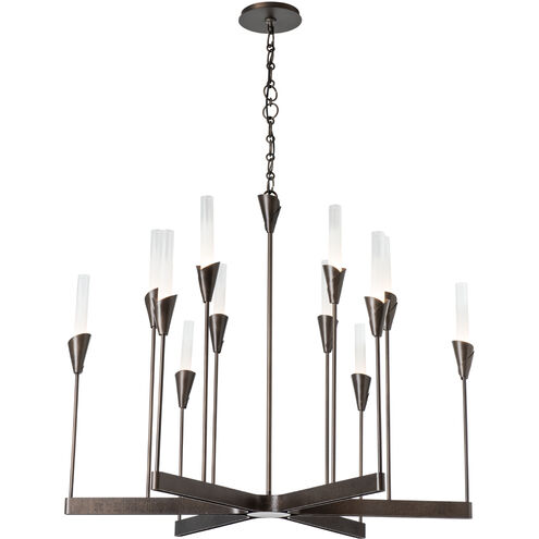 Lilium 12 Light 38.3 inch White Chandelier Ceiling Light