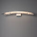 Glissade LED 30 inch Sterling Bath Sconce Wall Light