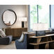 Horizon 20.6 inch 60.00 watt Oil Rubbed Bronze and Clear Steel Console Lamp Portable Light