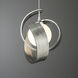 Riza 1 Light 9.1 inch Sterling Mini Pendant Ceiling Light