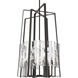 Arc 8 Light 34.4 inch Oil Rubbed Bronze Pendant Ceiling Light, Tall