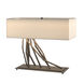Brindille 16.5 inch 60 watt Natural Iron Table Lamp Portable Light in Flax