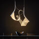Sling LED 34.2 inch Dark Smoke Pendant Ceiling Light
