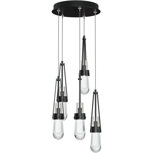 Link 5 Light 13 inch Ink Mini Pendant Ceiling Light