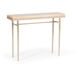 Wick 42 X 11.5 inch Soft Gold Console Table in Maple Natural