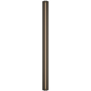 Gallery LED 4.3 inch Vintage Platinum ADA Sconce Wall Light, Large