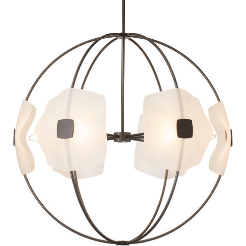 Astra 6 Light 31.7 inch Dark Smoke Pendant Ceiling Light, Small