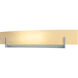 Axis 2 Light 28 inch Vintage Platinum Sconce Wall Light in Amber Swirl, Large