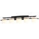 Arc Ellipse 5 Light 41.9 inch Black Sconce Wall Light