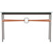 Equus 54 X 14 inch Oil Rubbed Bronze and Oil Rubbed Bronze Console Table in Leather Chestnut