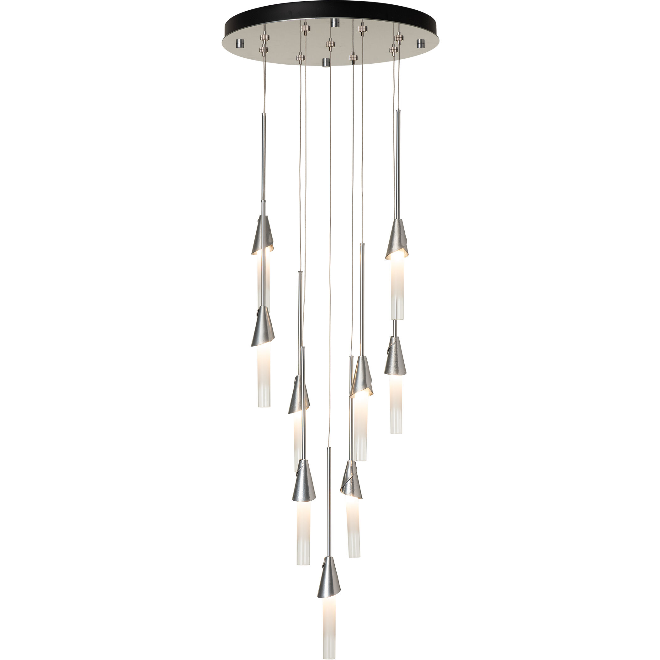 Lilium 9 Light 20.5 inch Vintage Platinum Multi-Light Pendant Ceiling Light