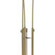 Aerial 79.4 inch 60.00 watt Dark Smoke Torchiere Portable Light
