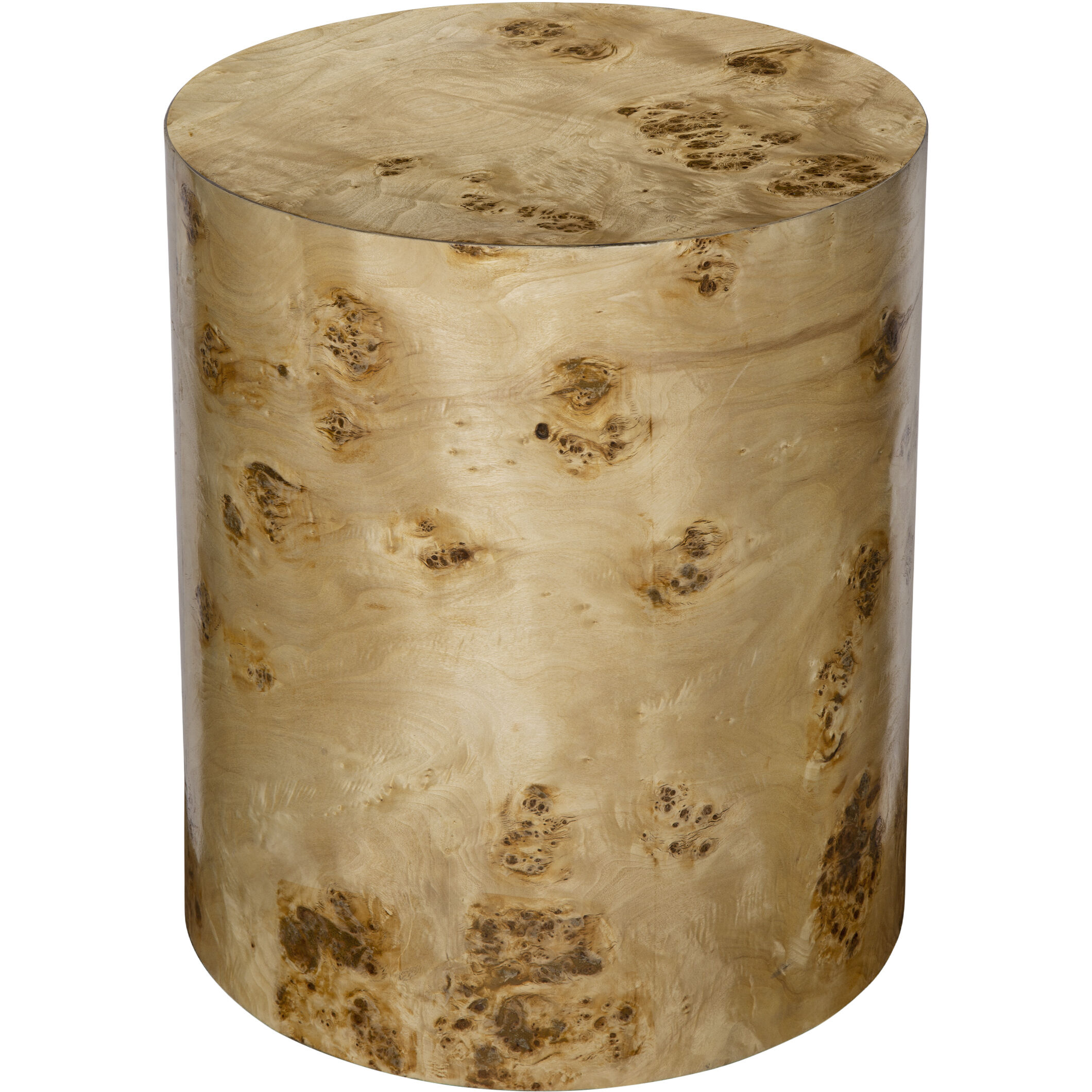 Burl 20.1 inch Brown Side Table