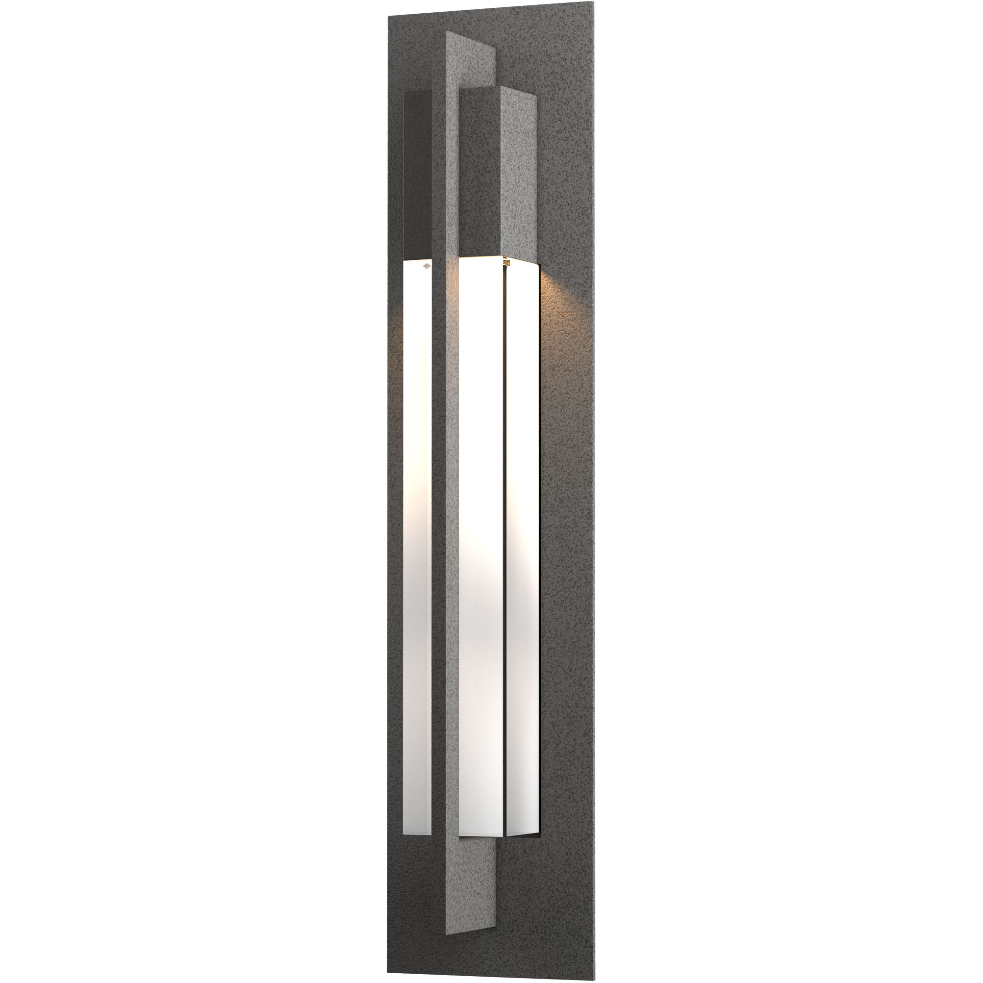 Axis 1 Light 24 inch Coastal Natural Iron Outdoor Sconce, Large
